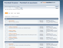 Tablet Screenshot of forum.paintball-evasion.net